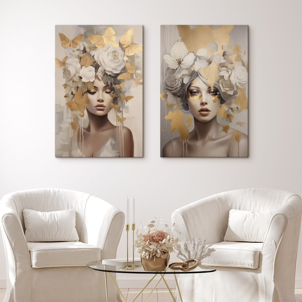 Flores no cabelo — interior 2