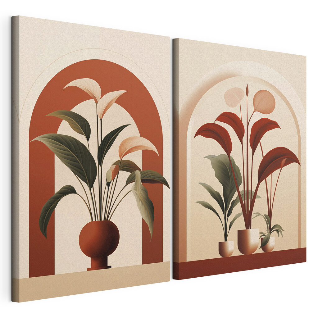 Plantas em vasos — vista do produto