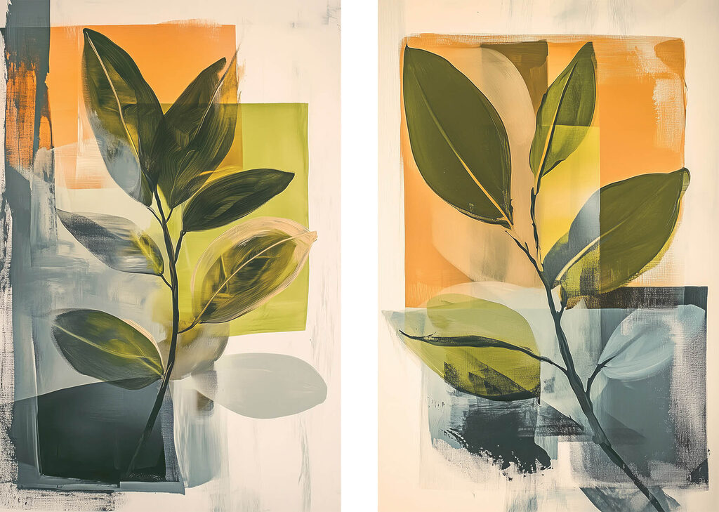 Verde entre cores — design completo