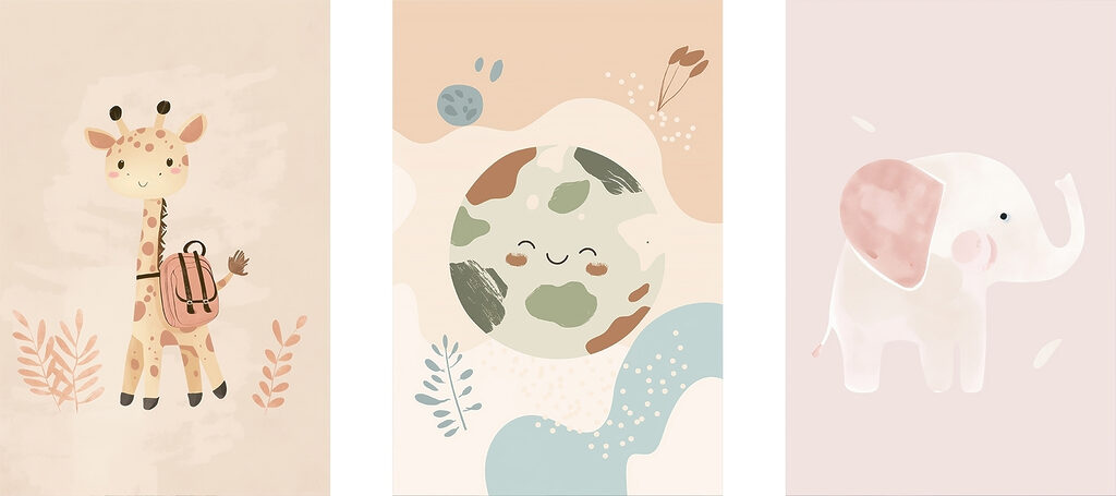 Animais pelo mundo — design completo