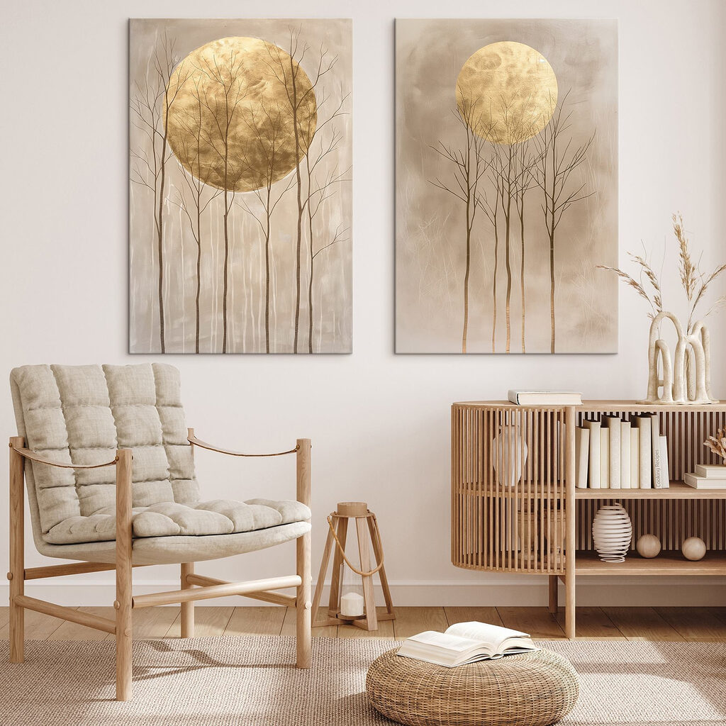 Lua sobre árvores nuas — interior 2
