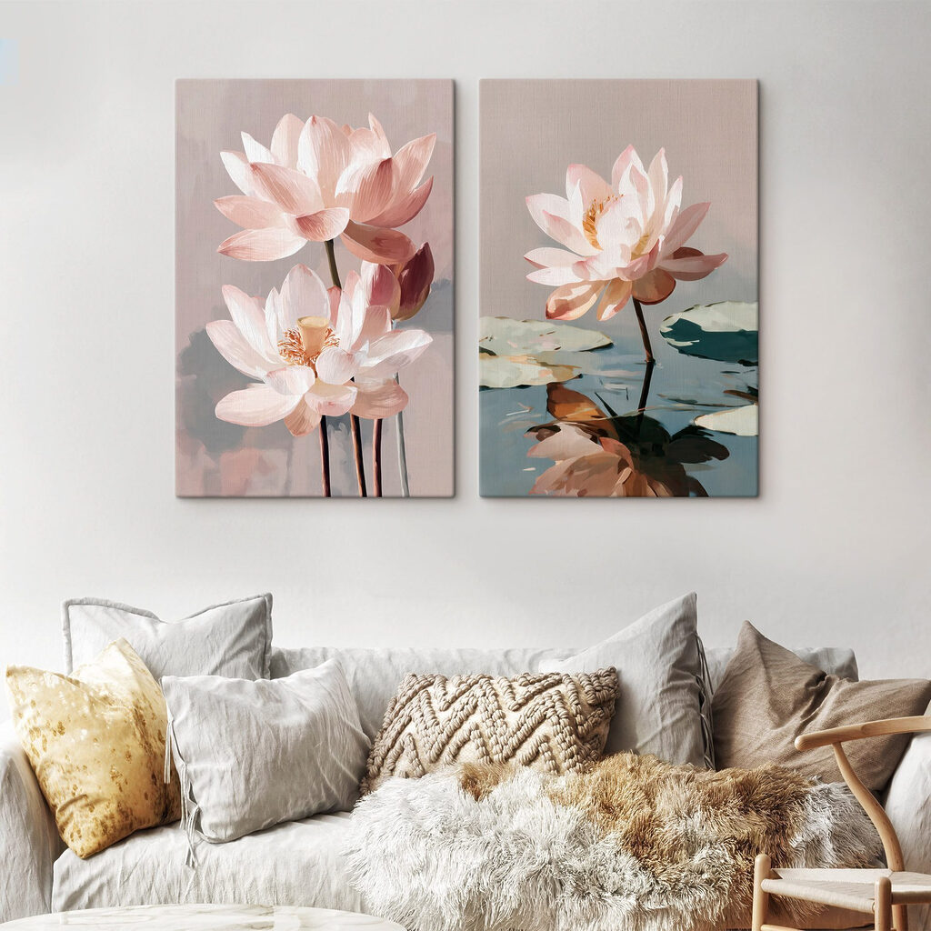 Colagem de flores — interior 1