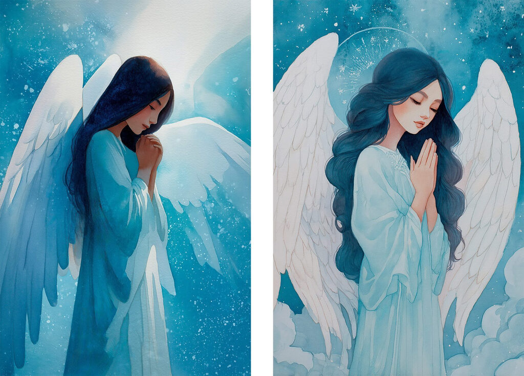 Mulher com asas — design completo