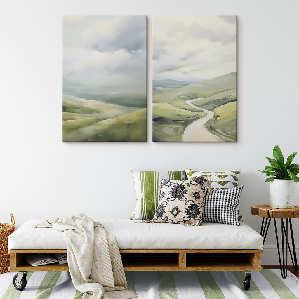 Estrada e colina — interior 1