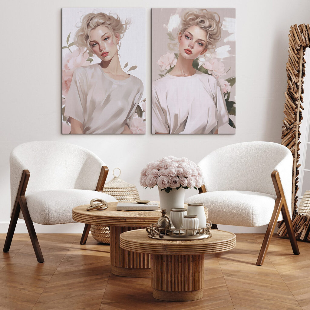 Mulher em colagem — interior 2