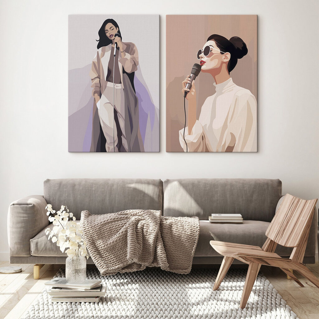 Mulher a cantar — interior 1