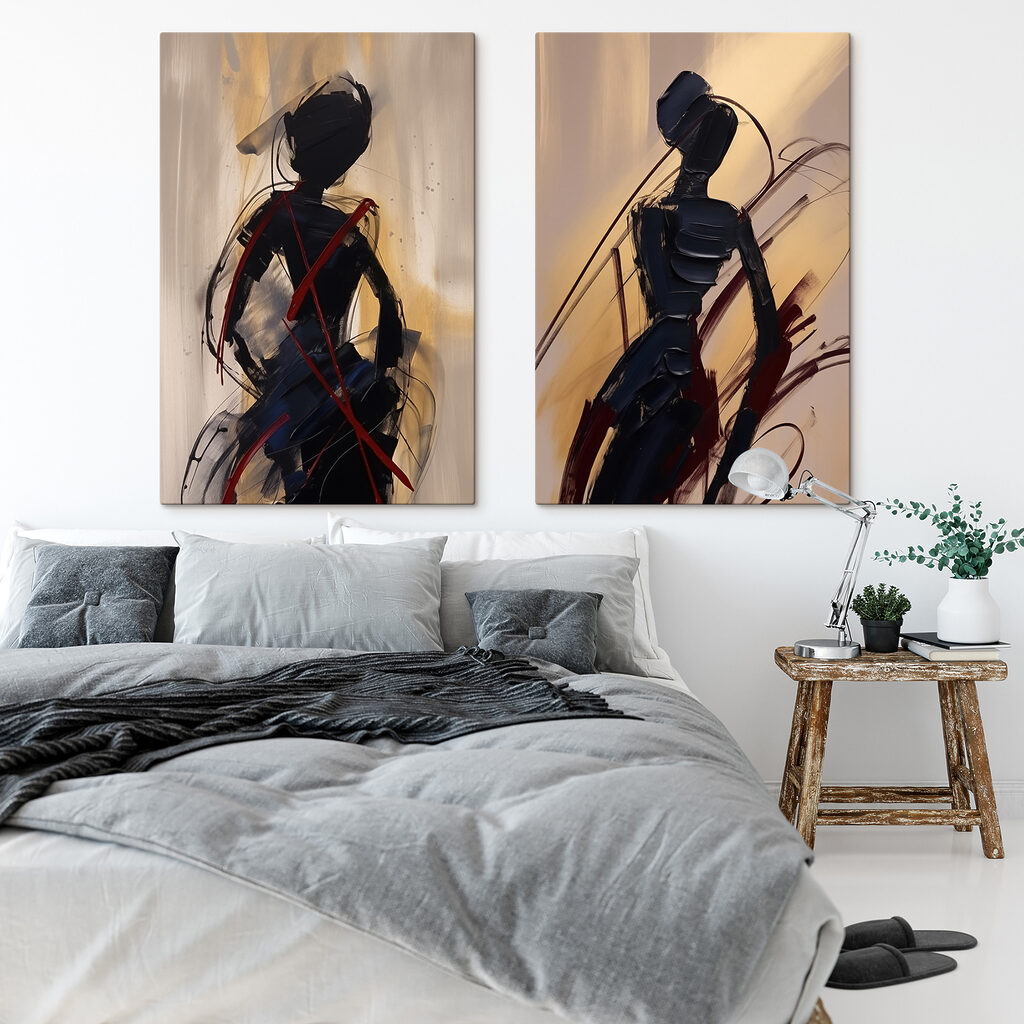 Silhuetas em movimento — interior 2