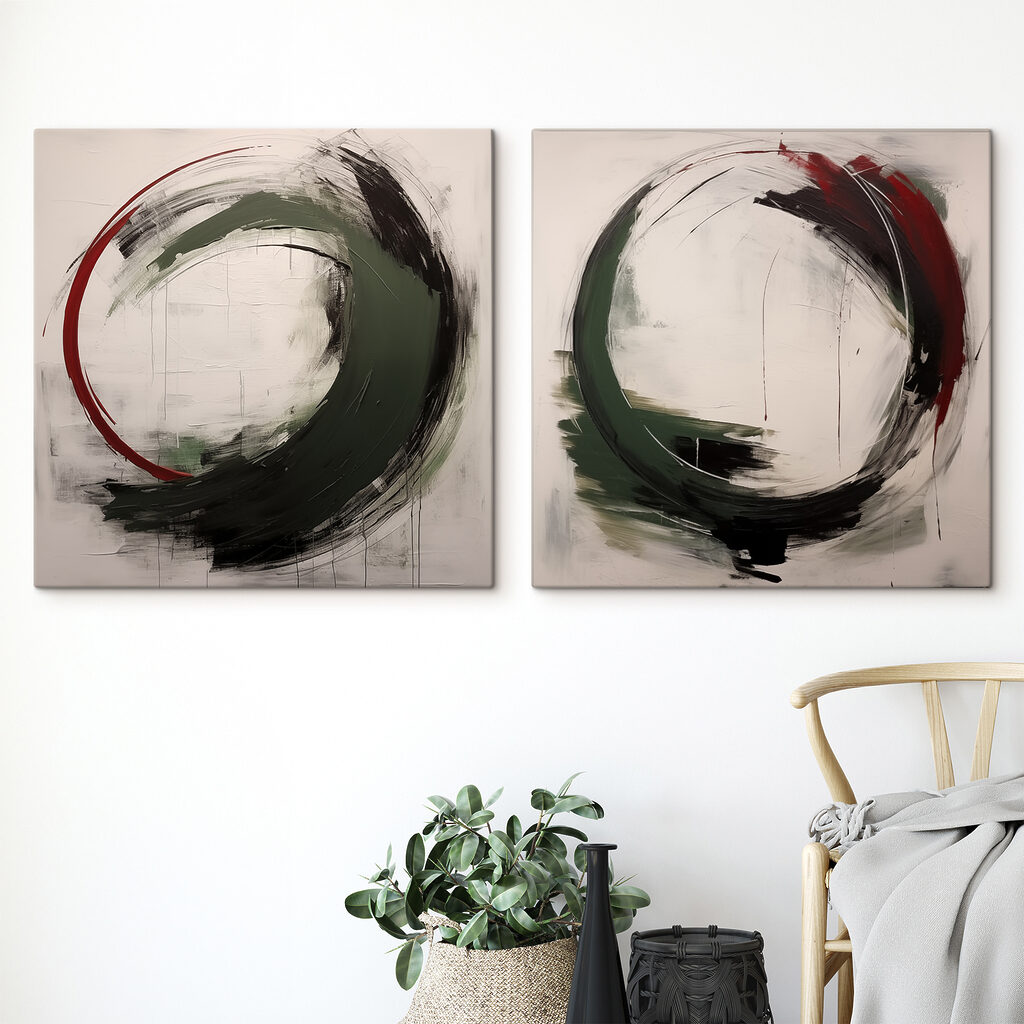 Círculos expressivos num interior