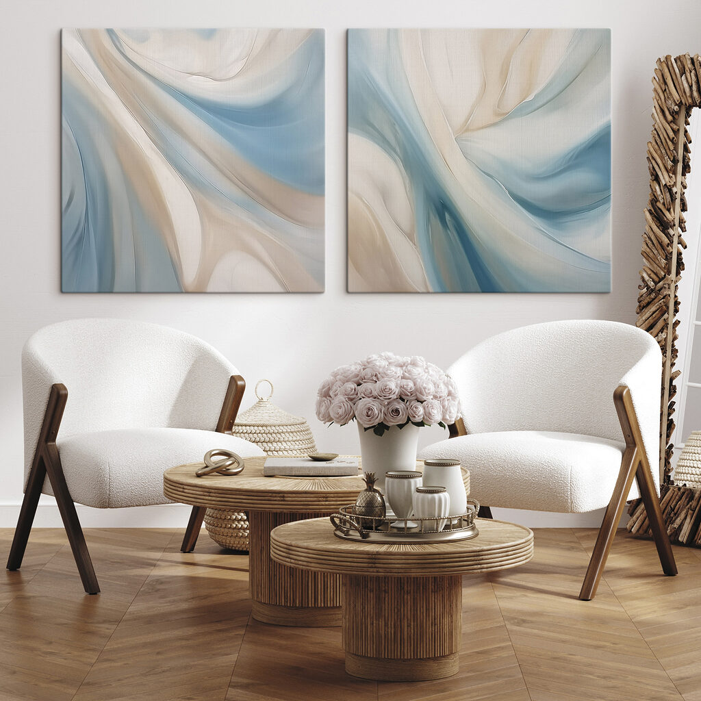 Ondas suaves em creme — interior 2