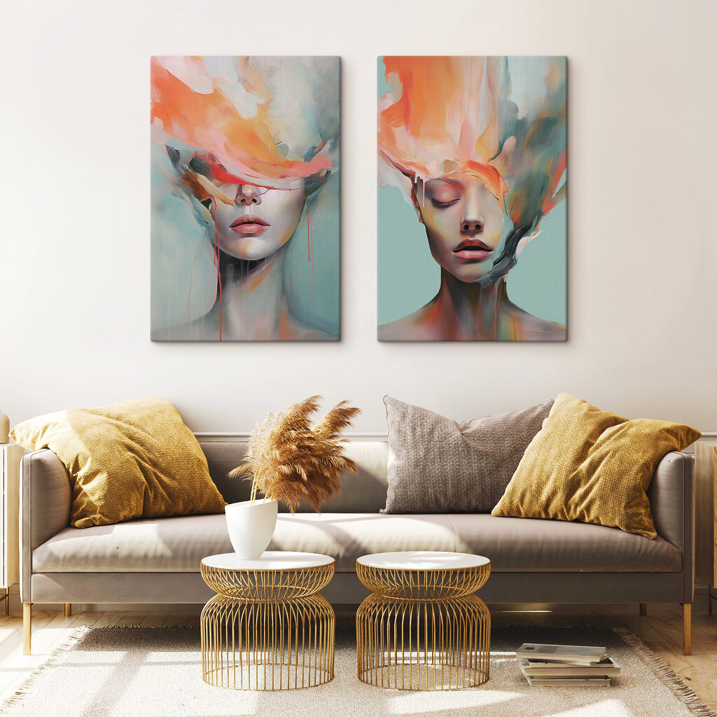 Rosto e pintura — interior 2