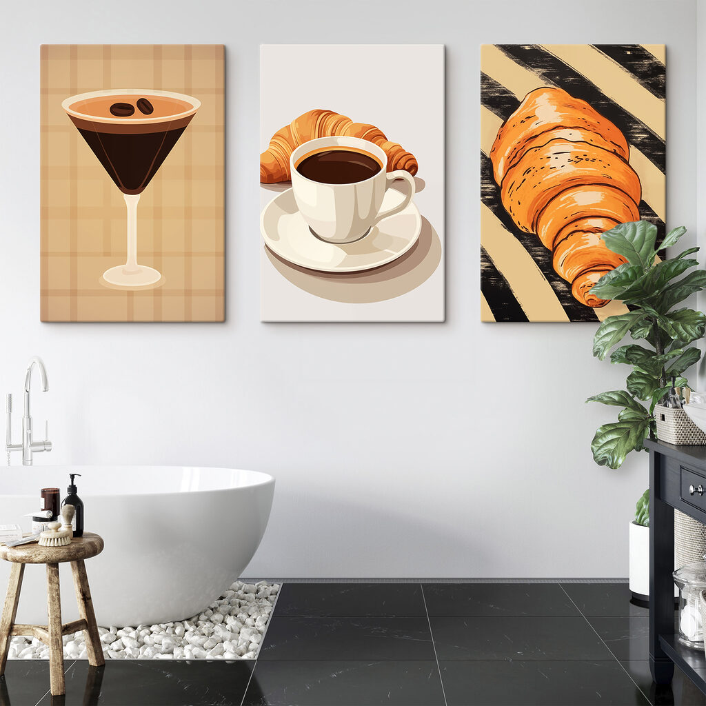 Café e croissants — interior 1