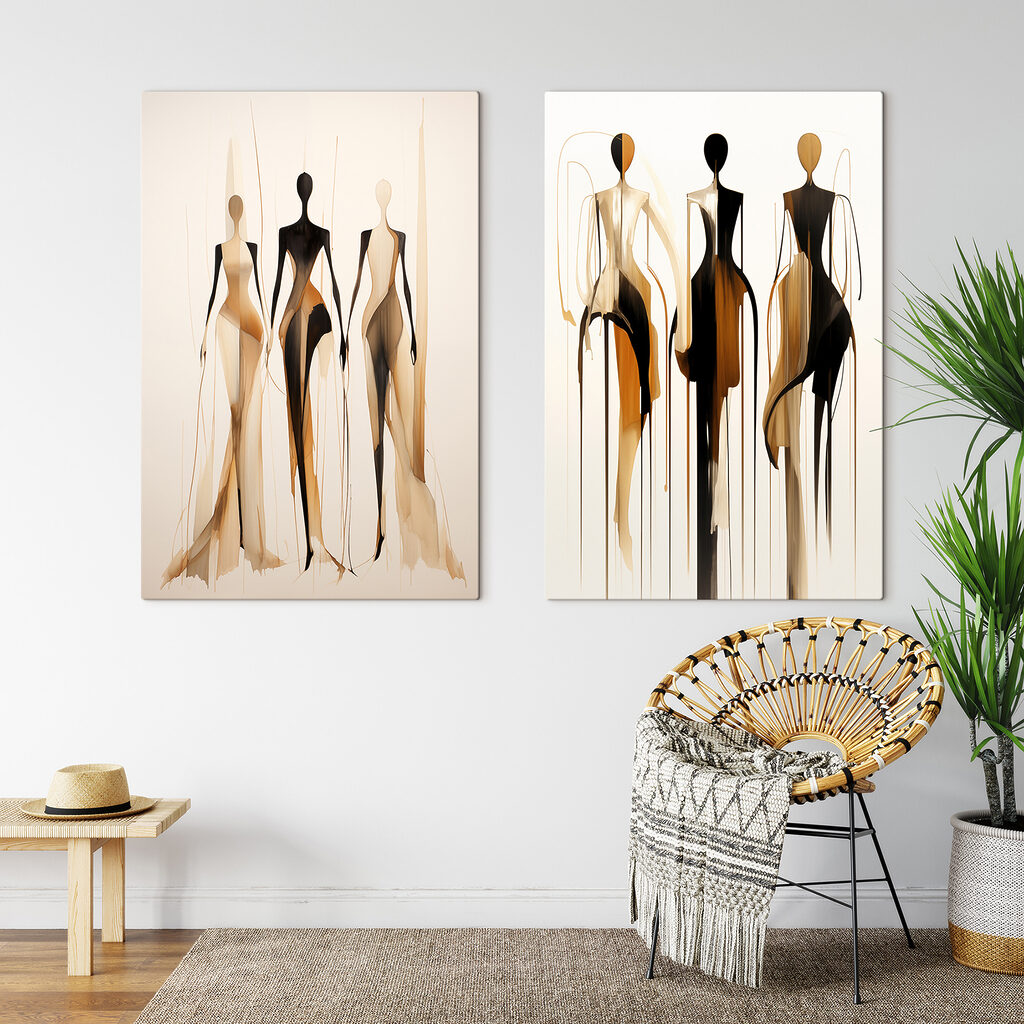 Figuras ao longe — interior 1