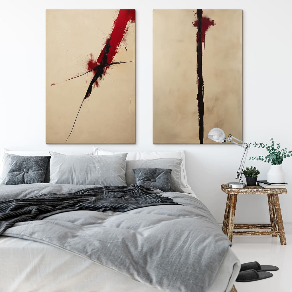 Linha vermelha e preta — interior 2