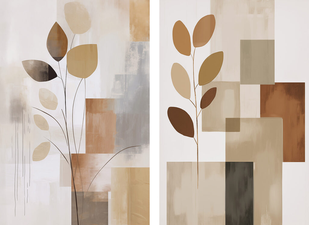 Planta pintada — design completo