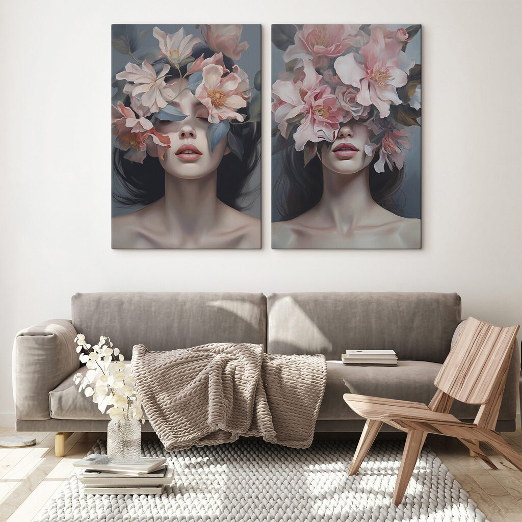 Rosto coberto de flores — interior 2