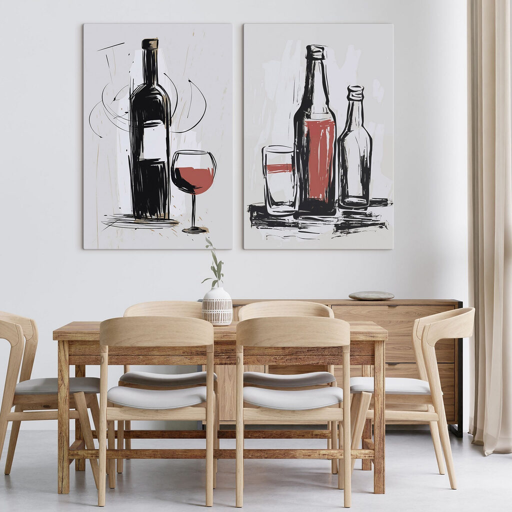 Reflexos de garrafas — interior 2
