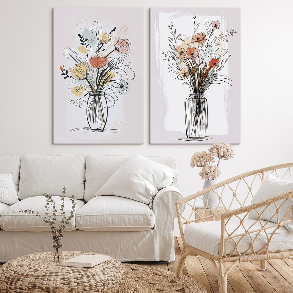 Ramo num vaso — interior 1