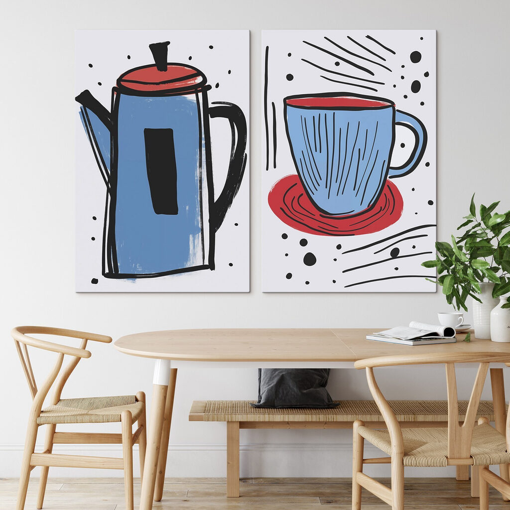 Cafeteira e chávena — interior 1