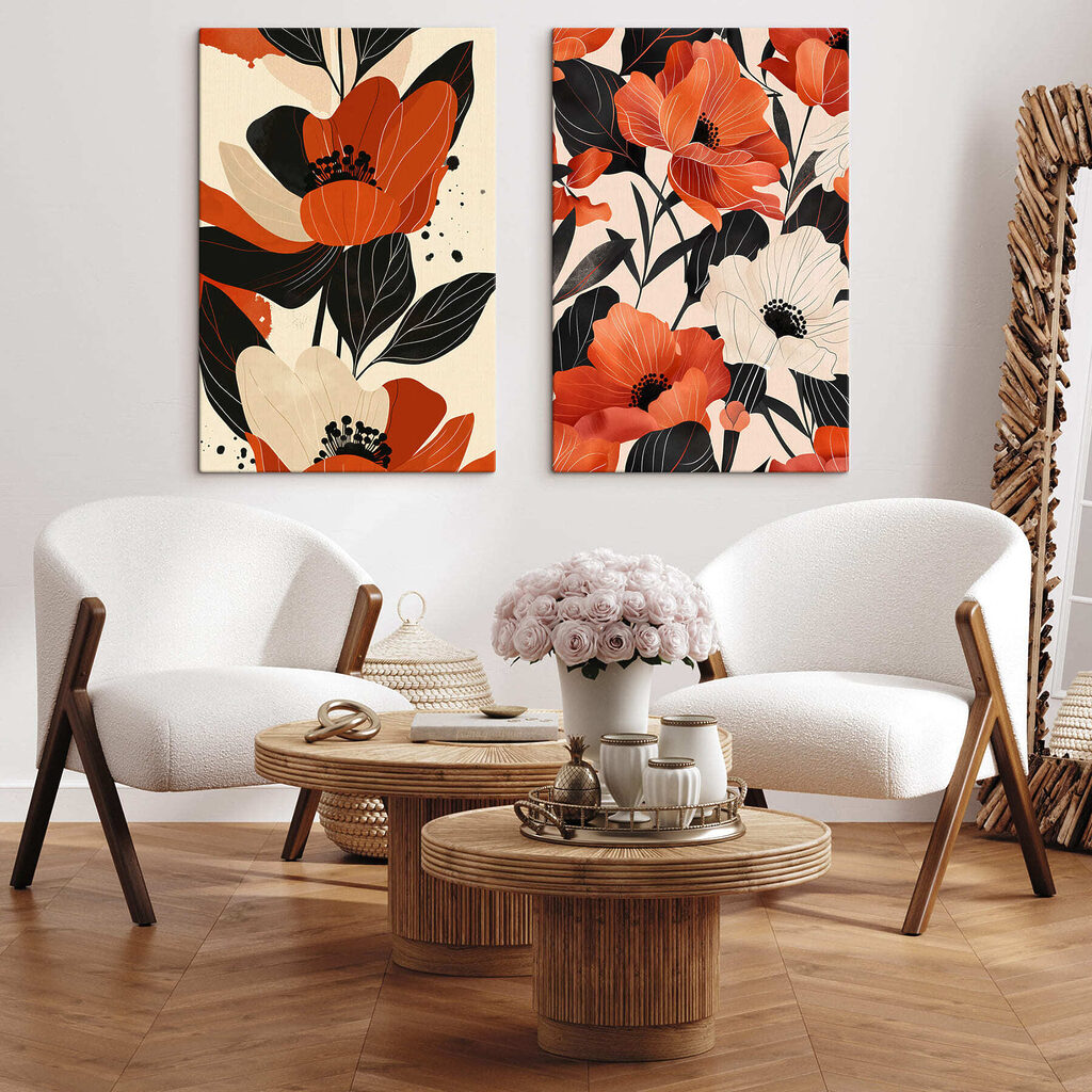 Flores de cores contrastantes — interior 2
