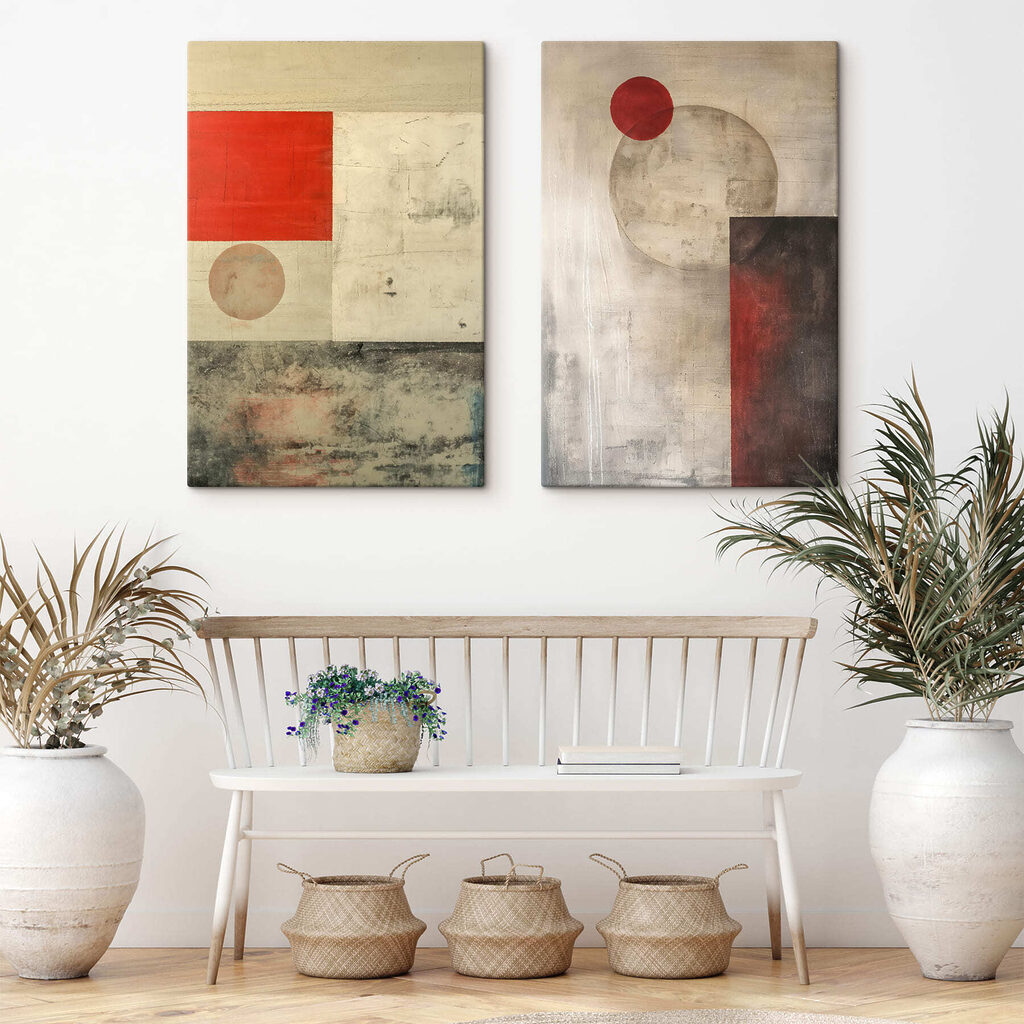Vermelho em equilíbrio — interior 1