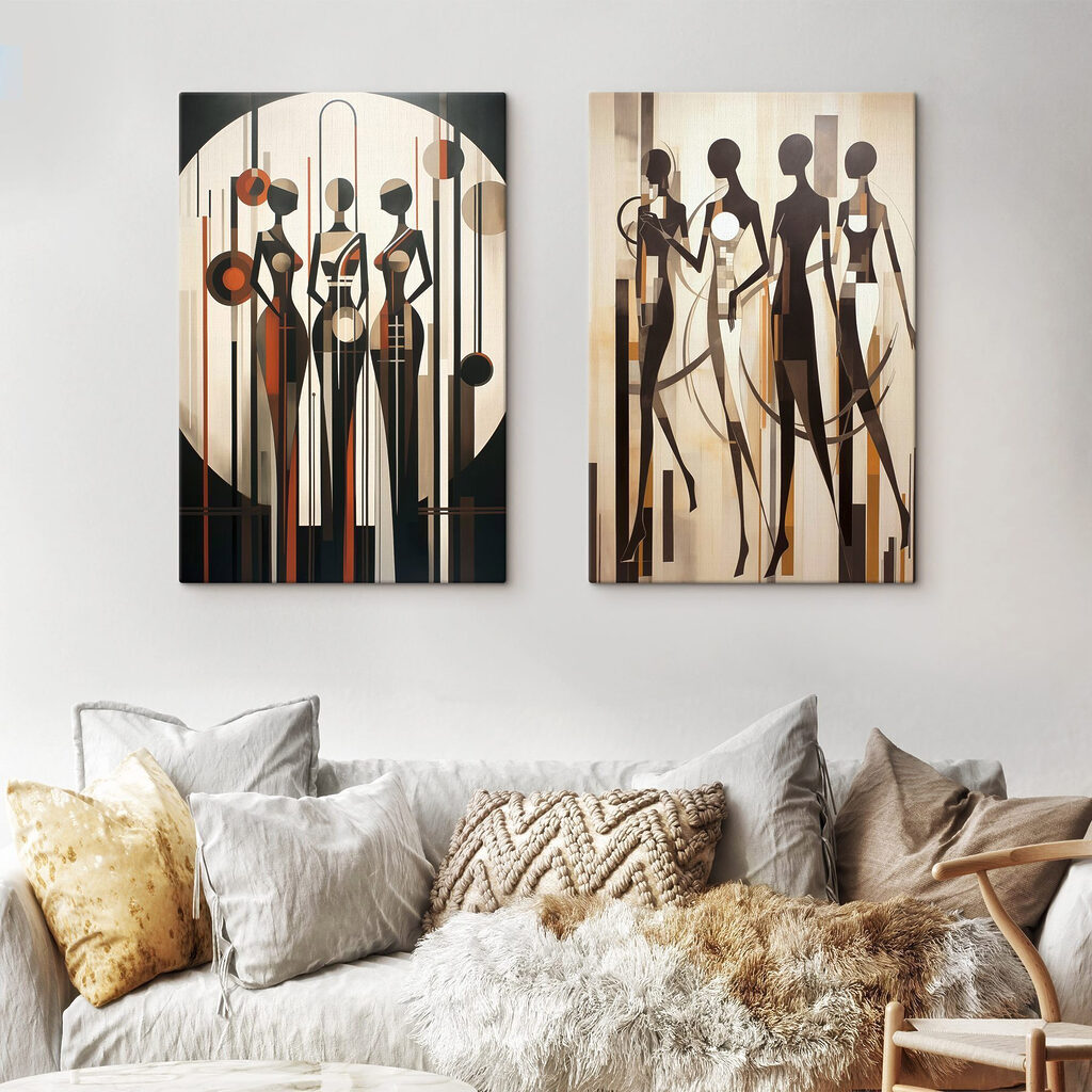 Duas mulheres pintadas — interior 2