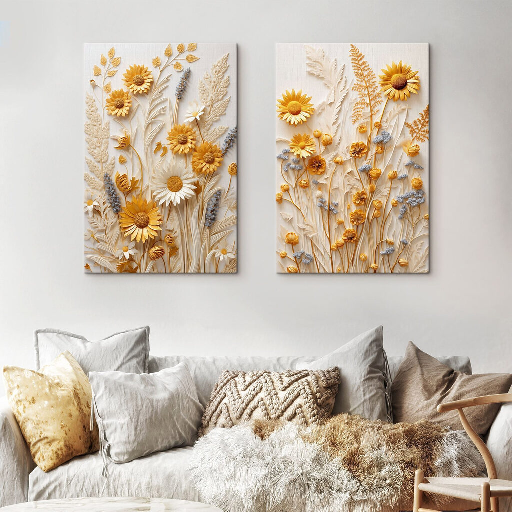 Flores silvestres amarelas — interior 2