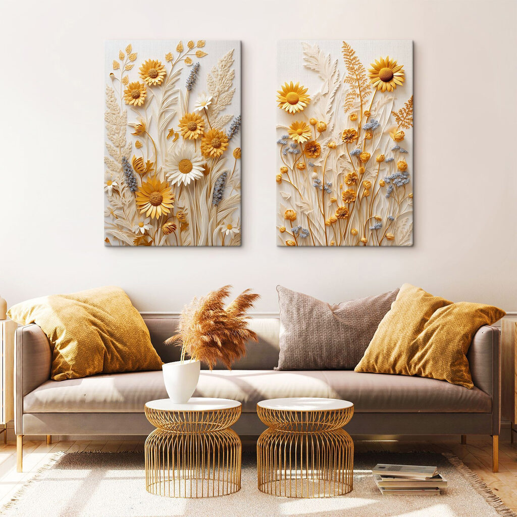 Flores silvestres amarelas — interior 1