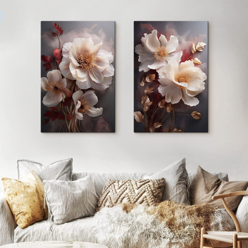 Flores ao entardecer — interior 2
