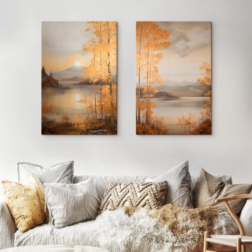 Montanha e lago — interior 1