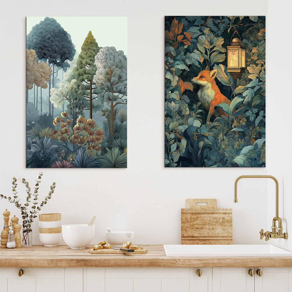 Raposa junto à lanterna — interior 2