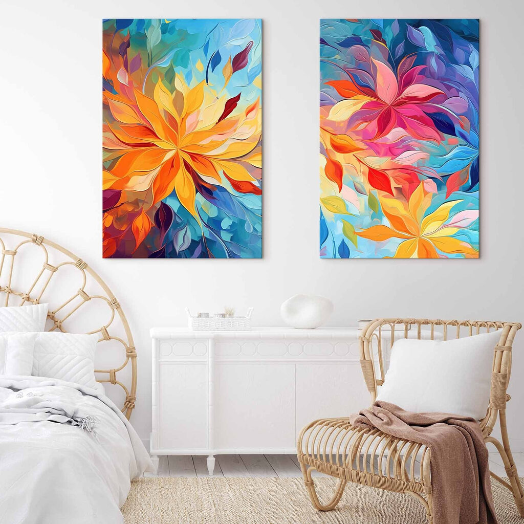 Flores em duas imagens — interior 2