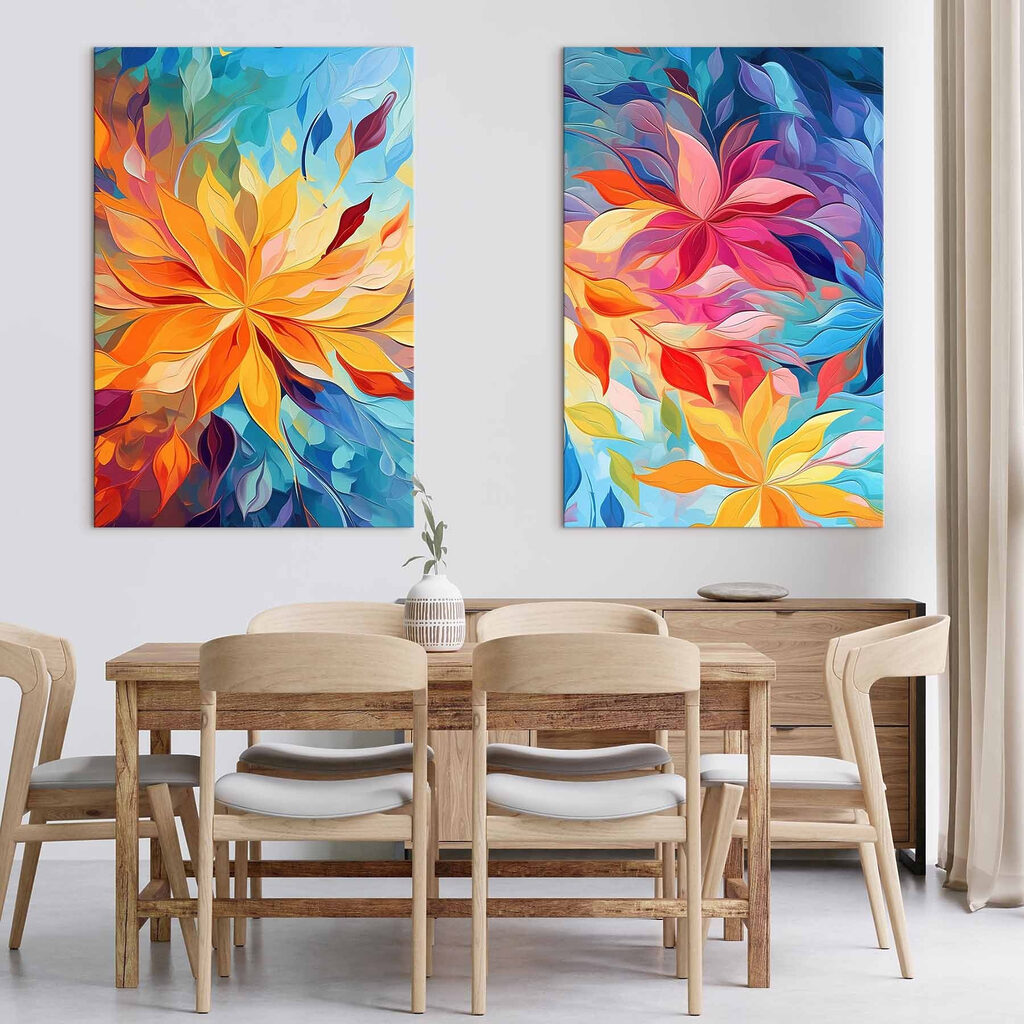 Flores em duas imagens — interior 1