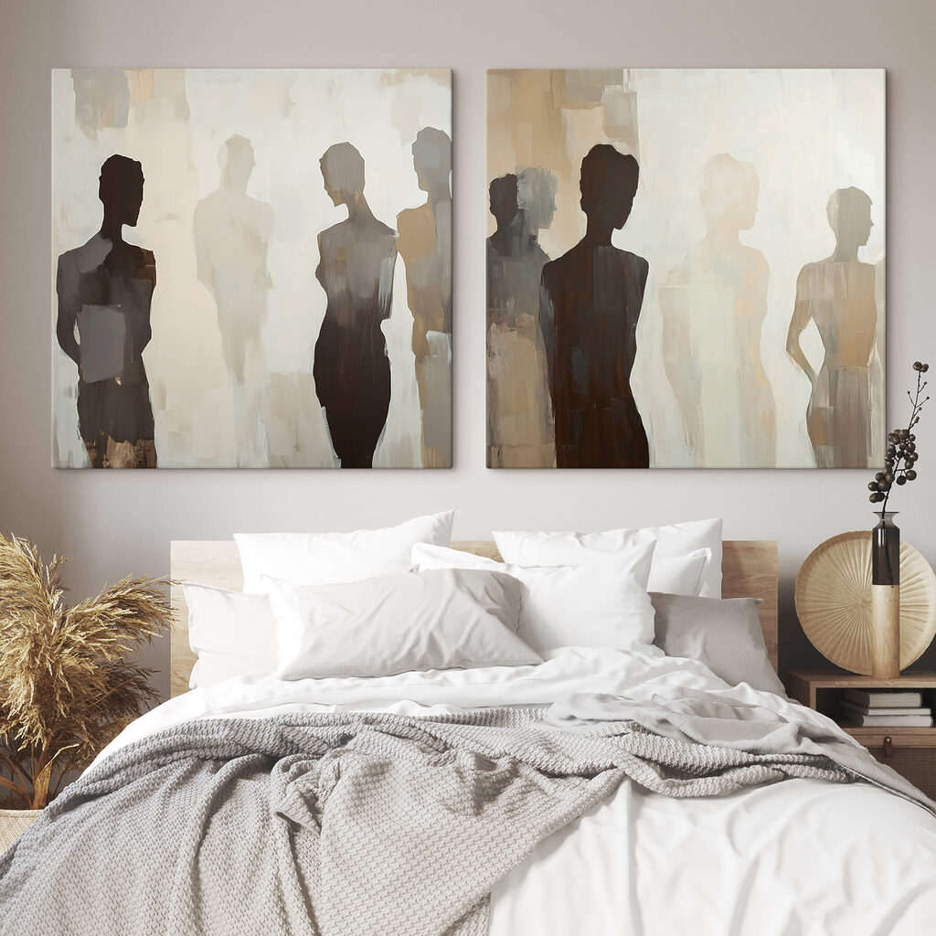 Figura feminina pintada — interior 1