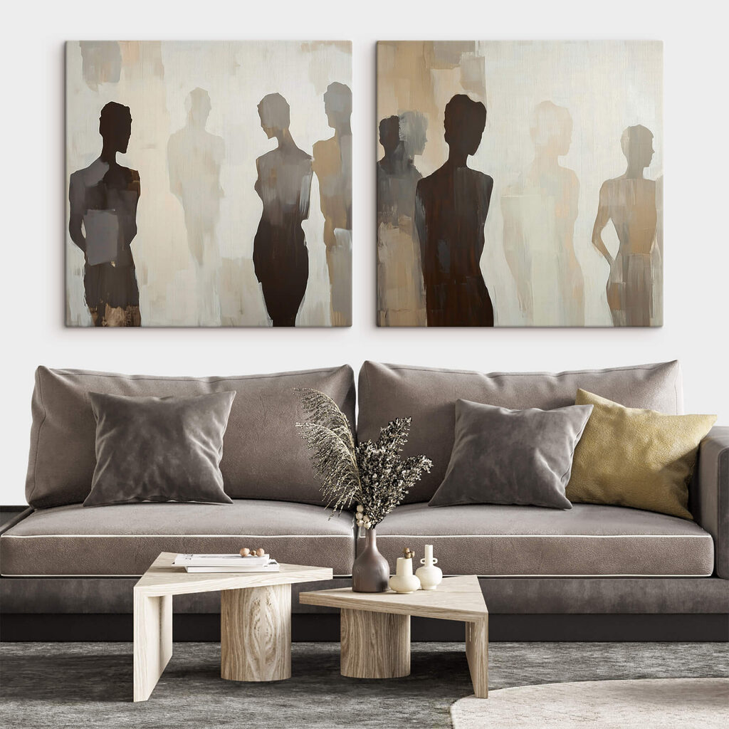 Figura feminina pintada — interior 2