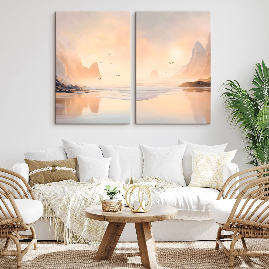Praia e montanhas — interior 1