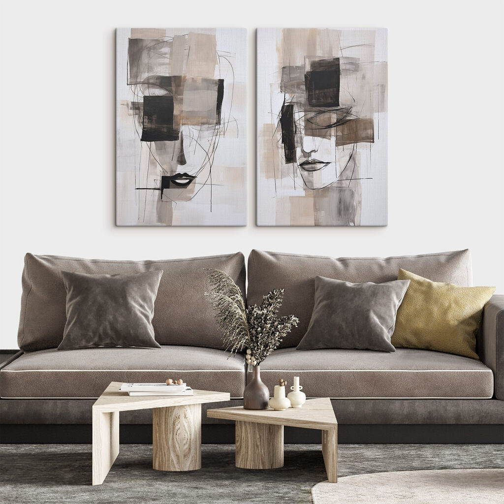 Retratos atrás de planos — interior 1