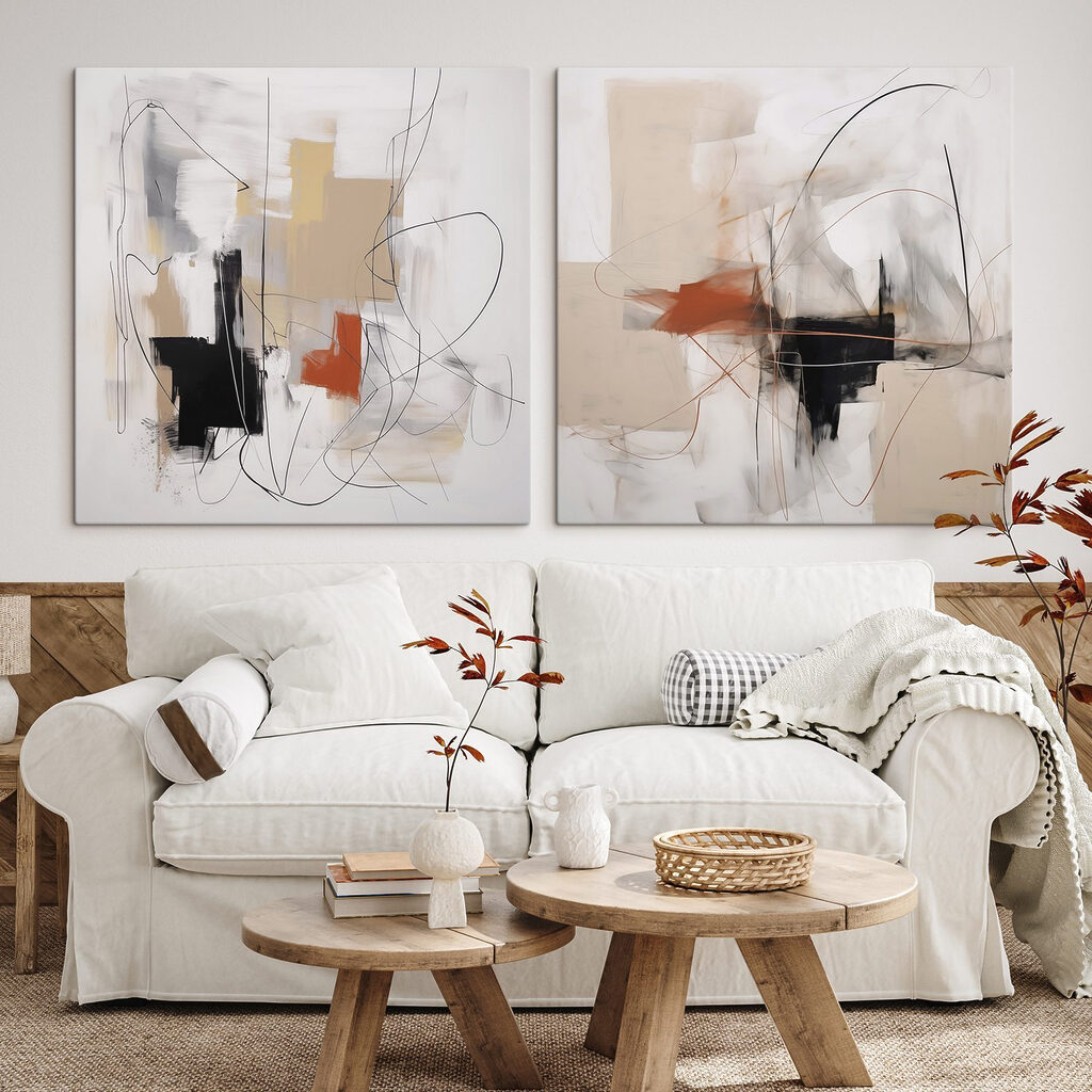 Linhas sobre manchas — interior 1