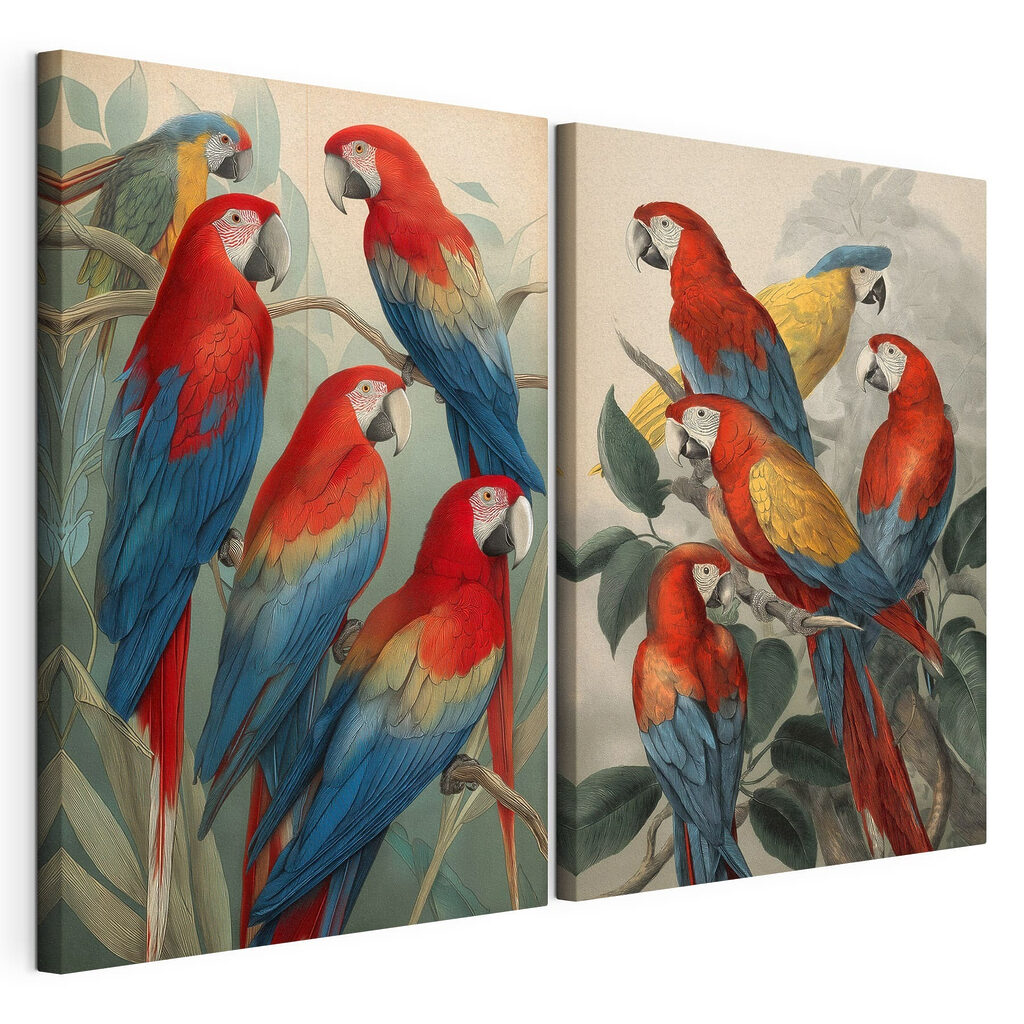 Grupo de papagaios — vista do produto