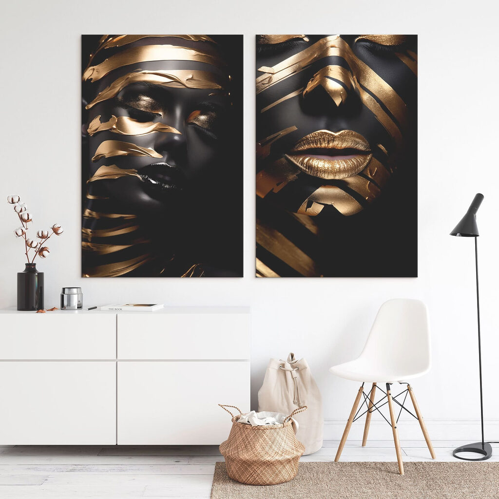Retratos com fitas douradas — interior 5