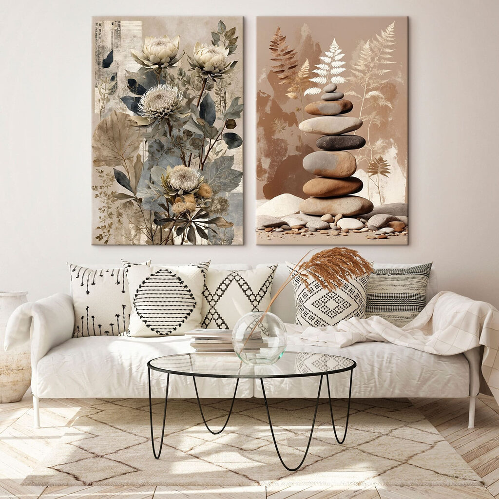 Flores entre pedras — interior 1