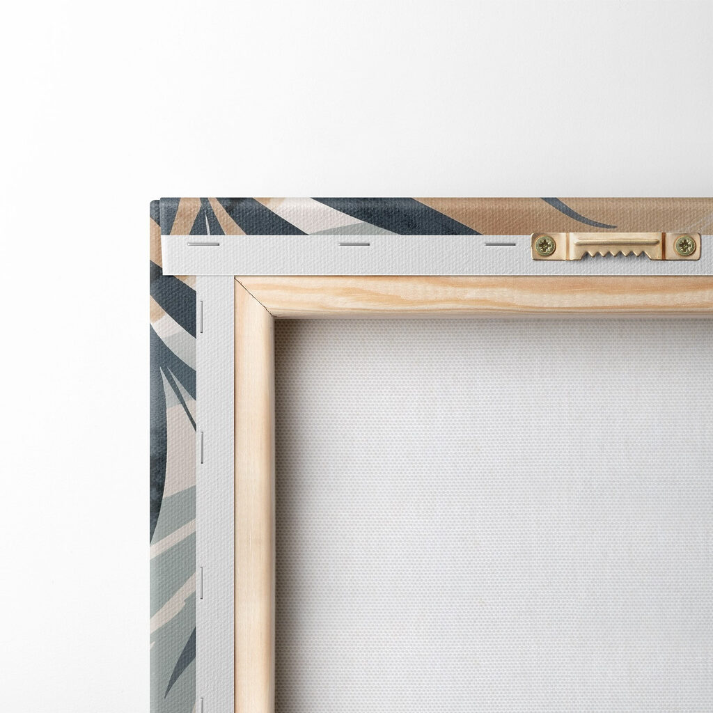 Folha tropical suave — verso