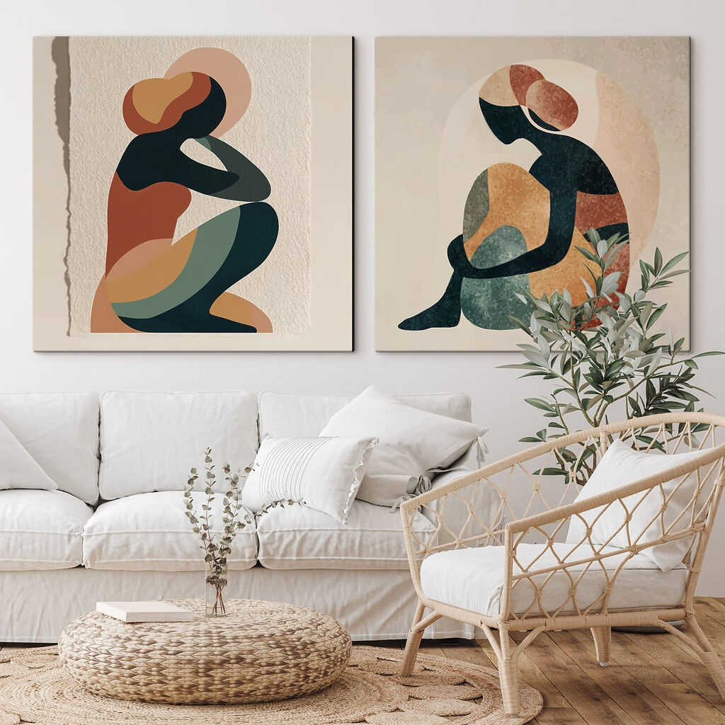 Mulher sentada — interior 2
