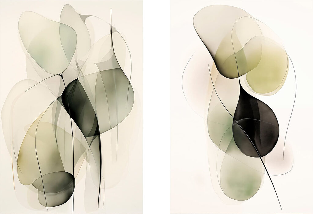 Folhas de luz — design completo