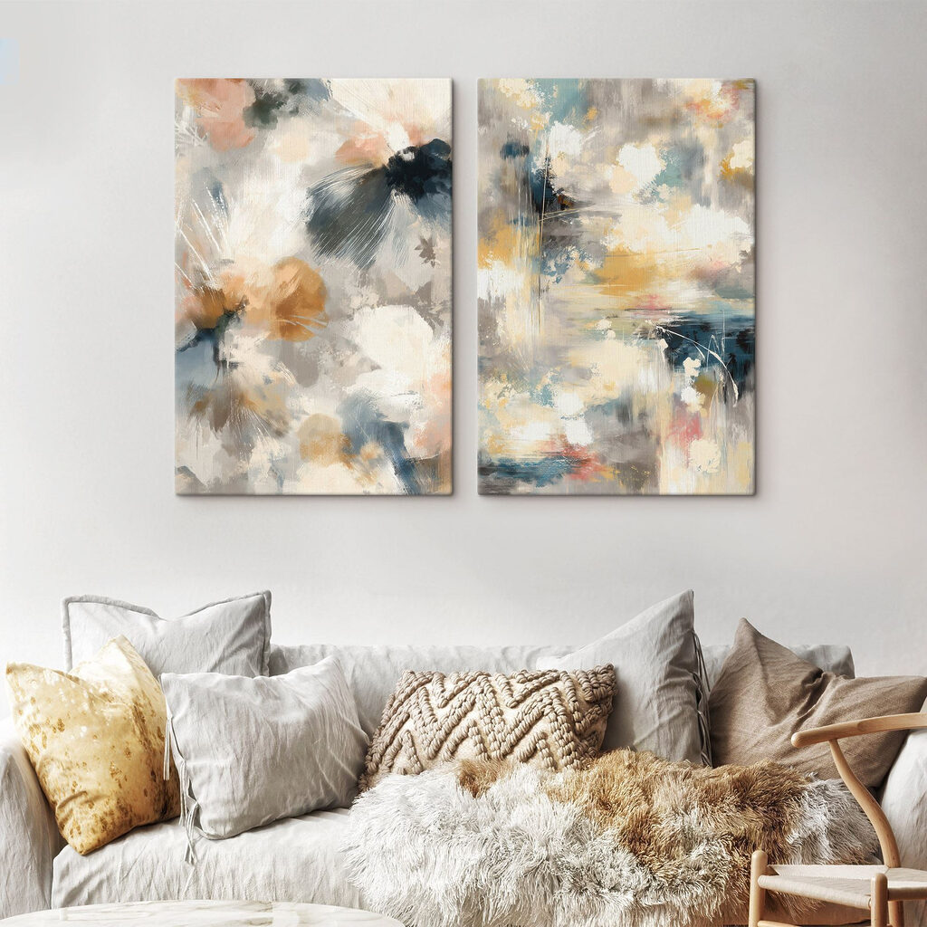 Flores abstratas suaves — interior 2