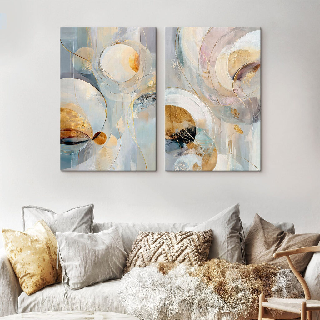 Luz entre os círculos — interior 1