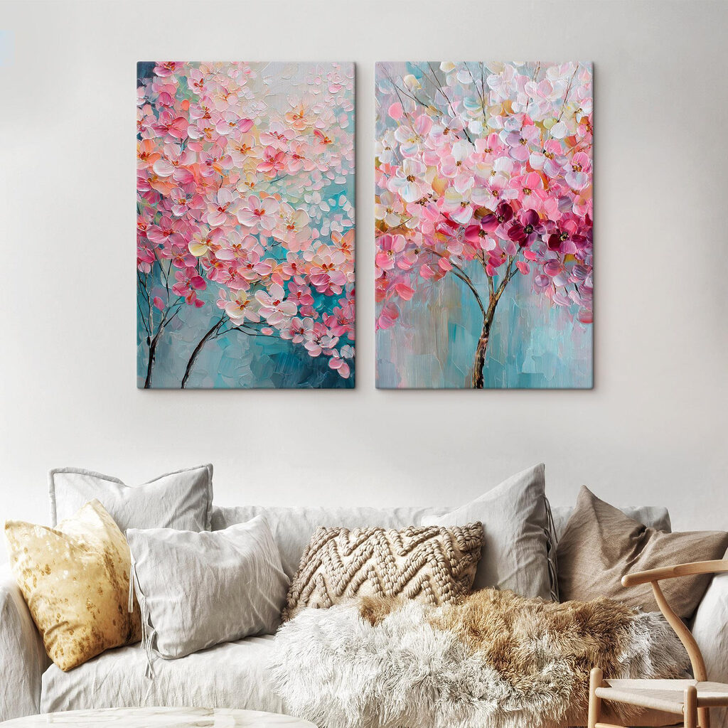 Árvores em flor — interior 1