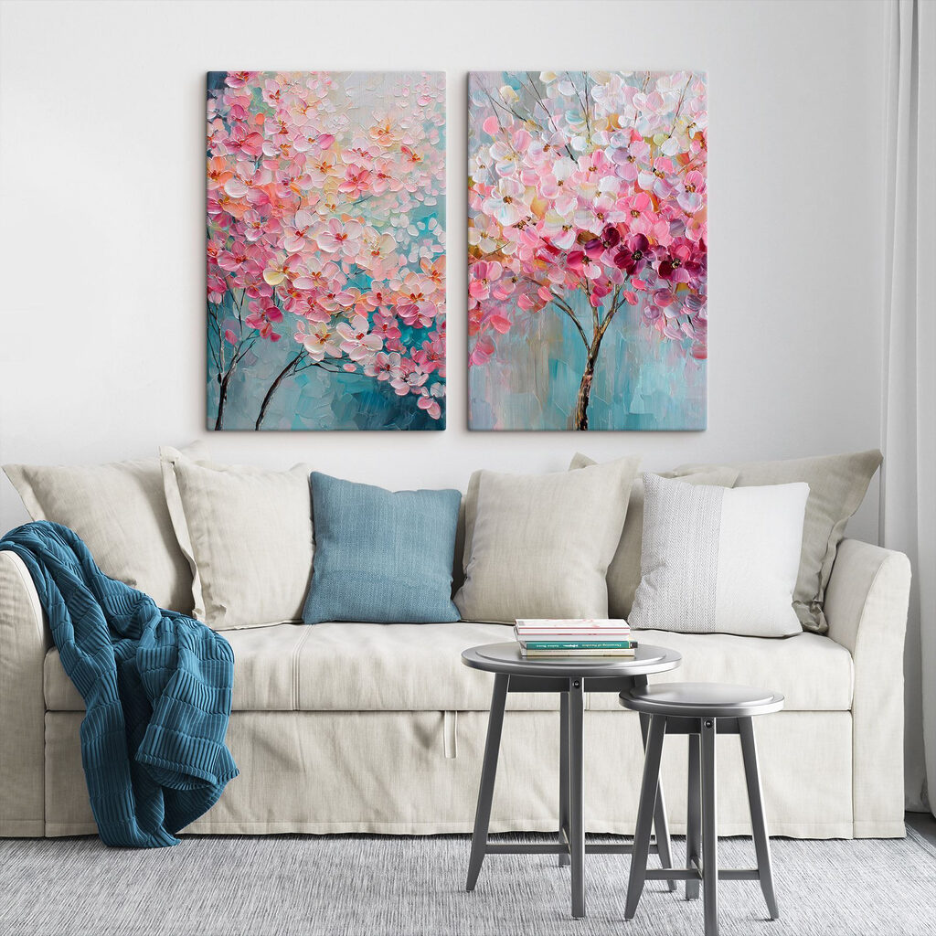 Árvores em flor — interior 2