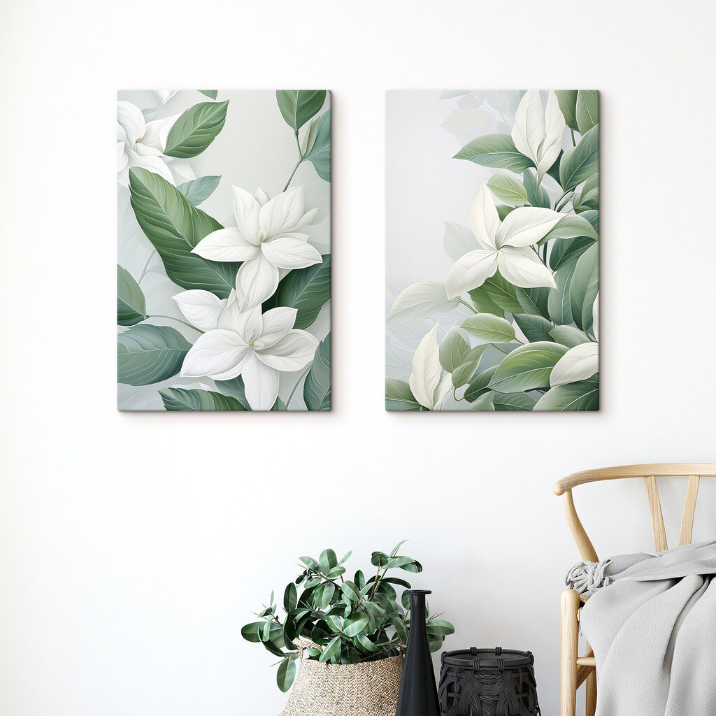 Flores e folhagem botânica — interior 2