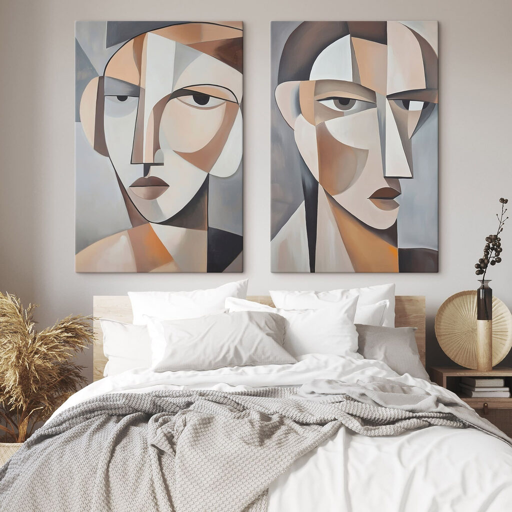 Dois rostos de mulher — interior 1
