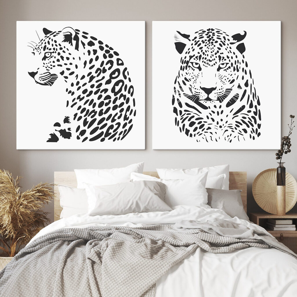 Leopardo gráfico — interior 2
